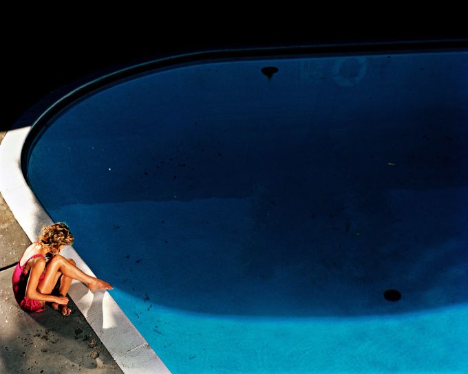 TRISHA BY THE POOL